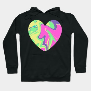 Hydrodipped heart Hoodie